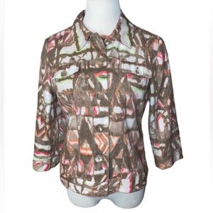 Chico’s Women’s Multicolored Blazer Size Medium